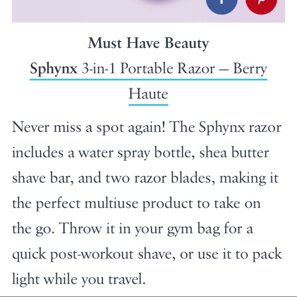 ✨ NEW✨ SPHYNX 3 in 1 Portable Razor 🪒 - Picture 3 of 11